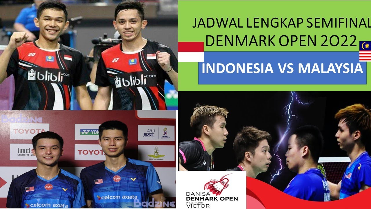 JADWAL SEMIFINAL DENMARK OPEN 2022 YouTube