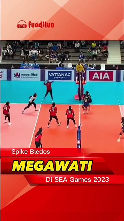 Spike Bledos MEGAWATI di SEA Games 2023 Cambodia Cabang Olahraga Volly Putri [fuadiluo]