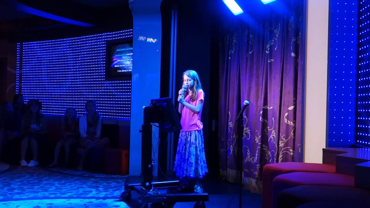 Carly Karaoke Disney Cruise YouTube