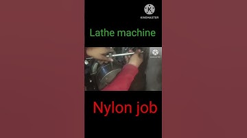 Full video on channel ( lathe machine turning nylon job operation #machine #metallathe#lathemachine