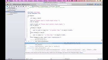 Mac C++ Programming #8   If Statements Part 1