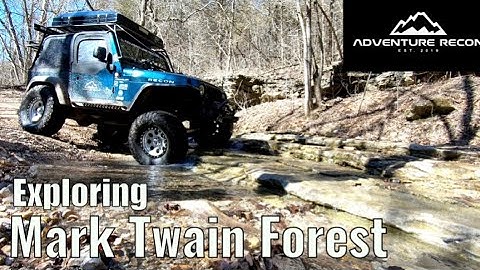 TJ and JK jeeps on Mark Twain Forest Scenic Byway