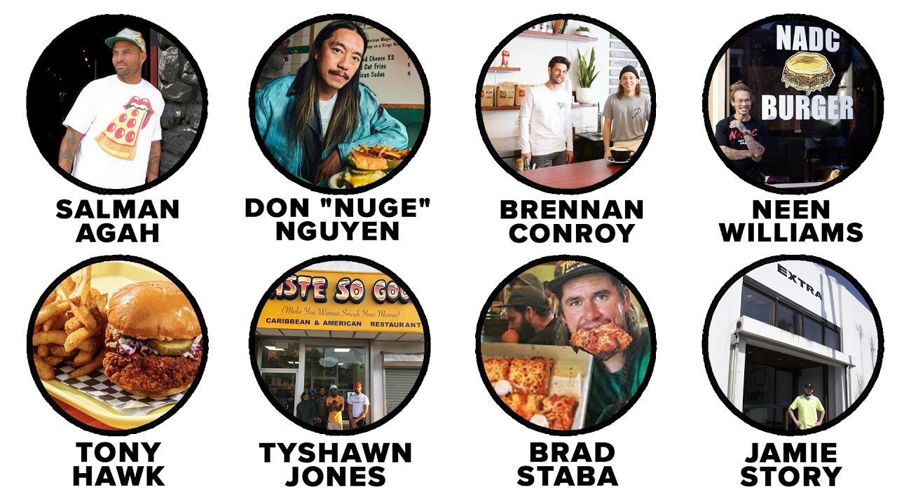 Restaurants Started by Pro Skateboarders Explained in 11 Minutes