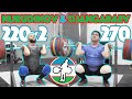 Nurudinov & Djangabaev (Djangabaev 270kg FS + Nurudinov 220 FSx2) - 2018 Asian Games [4k 50]