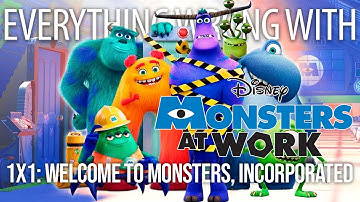 Everything Wrong With Monsters At Work - "Welcome To Monsters, Incorporated"