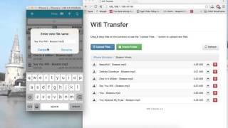 Wifi Transfer iOS App screenshot 3
