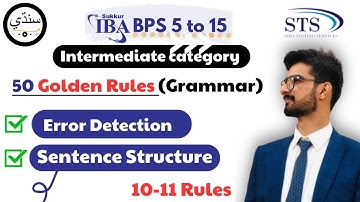 50 Golden Rules for Error detection and Error detection IBA BPS 05 to 15 Part 4 @mrbhb