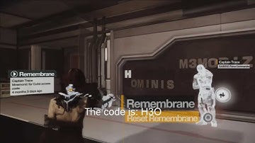 Remember Me - Cube access code