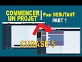 Comment dbuter un projet dans cubase 5  part1