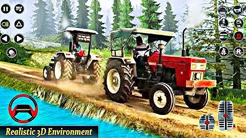 Real Tractor Pulling Simulator Offroad City Mod - Android Games #2