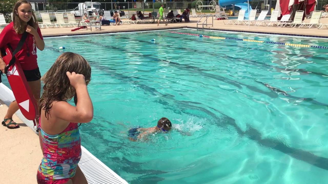 Connor YMCA Swim Test 8716 YouTube