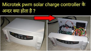 What is inside Microtek Solar charge  controller | Mohit Sagar | Hindi |
