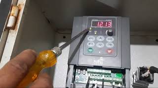 Crompton Solar VFD setting for 80volt solar pump set.#sks440volt #Crompton_vfd #solarpump