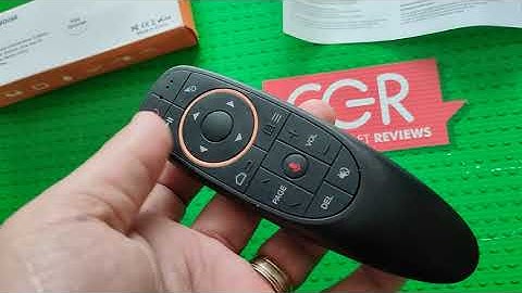 G10s Gyroscope 2.4GHz WIFI Google Assistant Voice Remote Control Air Mouse Hands-On