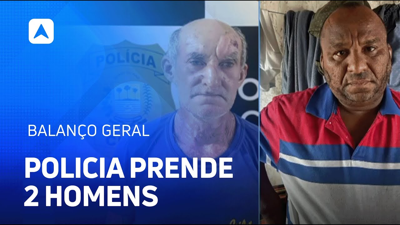 Polícia prende condenado por estupro e outro por descumprir medida protetiva