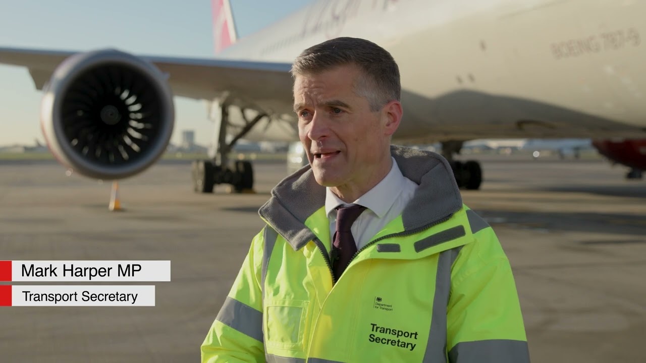 Virgin Atlantic s first 100% SAF flight Edited Package  Original Video