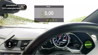 Match Highlights Lamborghini Aventador LP700-4 dragy 0-60 run