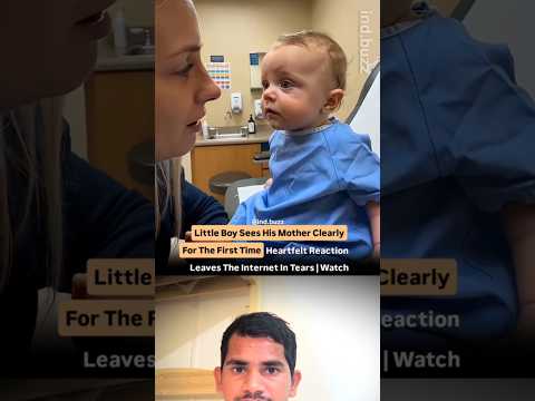 Little Beby Is Seeing Mother First Time