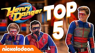 DE VIJF GRAPPIGSTE HENRY DANGER MOMENTEN! 😂 | Het beste van Henry Danger | Nickelodeon Nederlands