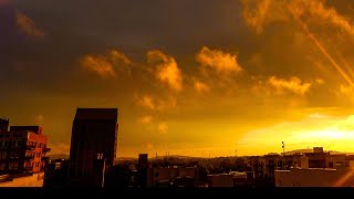 Dramatic End to August | Spectacular Storm and Sunset (timelapse)