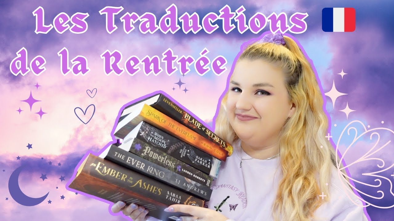 LES TRADUCTIONS DE LA RENTRÉE 🇫🇷