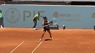 MUTUA MADRID OPEN 2024 NAOMI OSAKA vs GREETJE MINNEN 2024 04 24