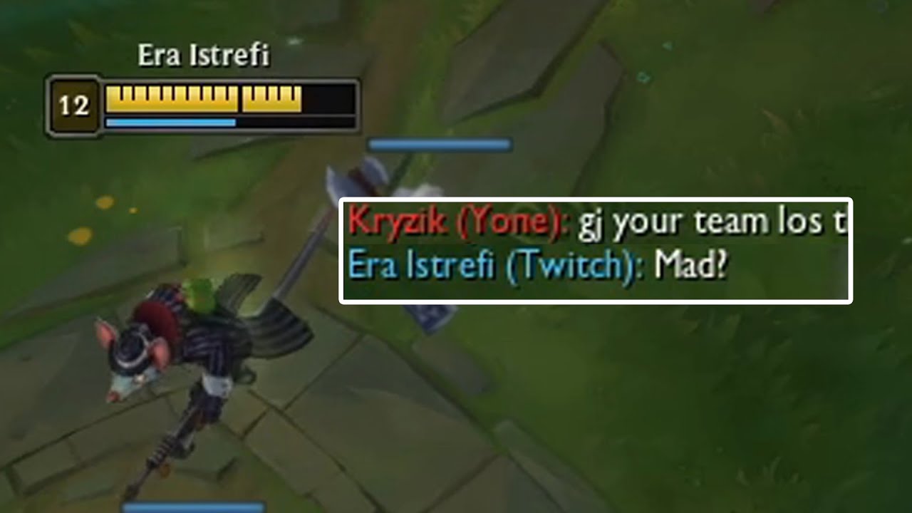 RATIRL teaches a TRASHTALKER a LESSON