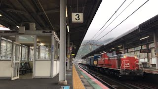 【413系廃車回送に伴う金沢送り込み】DD51＋クモヤ145（配9563ﾚ）大津京駅通過