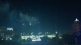 Akron Rubberducks post game Fireworks!