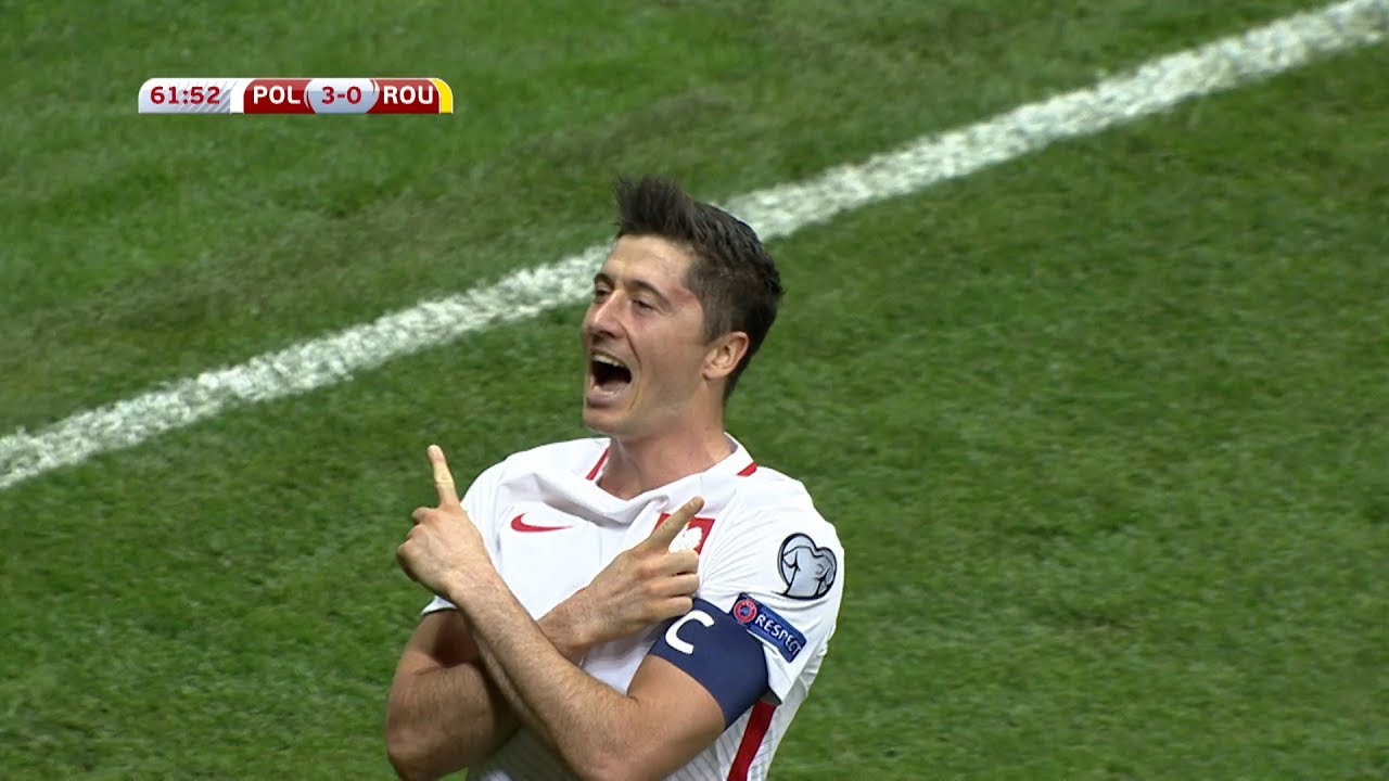 Robert Lewandowski vs Romania Home HD 1080i (10/06/2017) by 1900FCBFreak