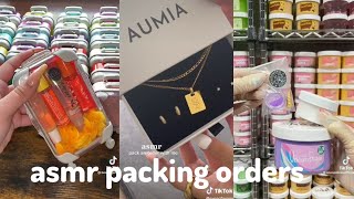 Asmr packing orders "small business" nistiktok 💞