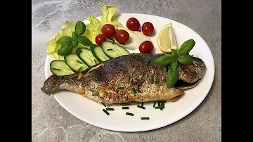 Рыба, запечённая в аэрогриле. Без масла, сложных соусов и фольги!