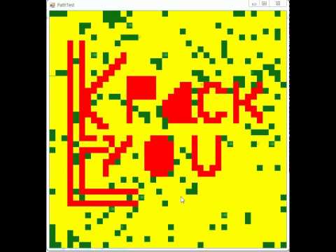 A* Path finding example