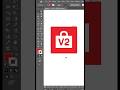 Adobe Illustrator 2026: How to Design a Modern Shopping Bag Logo Tutorial ✨ #vicktimegraphic