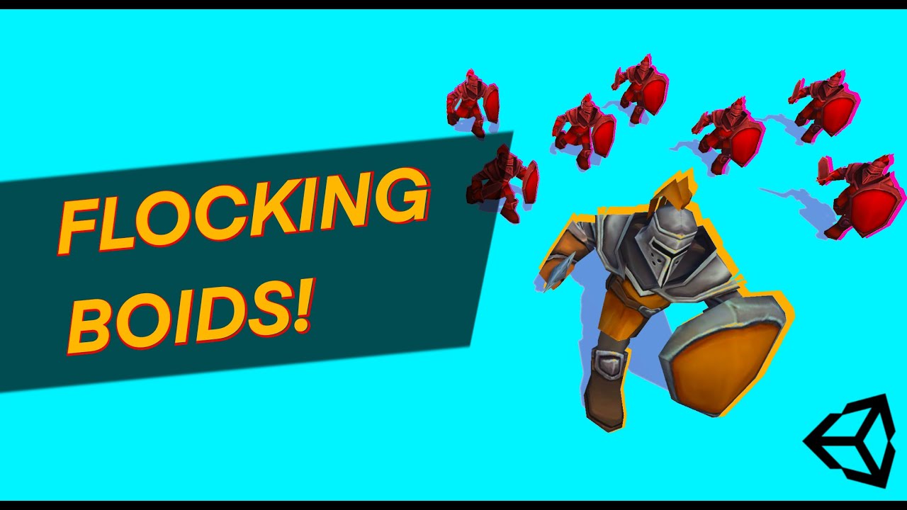 Flocking (Boids) - Smart Enemies in Unity - Step by Step!