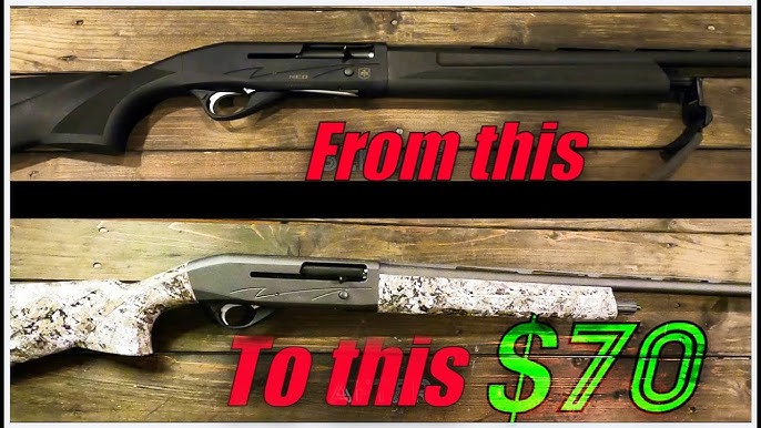 Painting a Shotgun with Spray Paint Not Camo 
