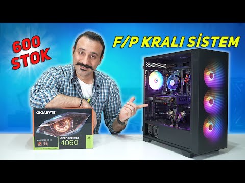 DEV STOKLU F/P KRALI RTX 4060 OYUN BİLGİSAYARI 