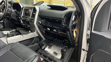 2017-19 F-350 Dash Airbag removal the easy way!!! (Without removing the dash)