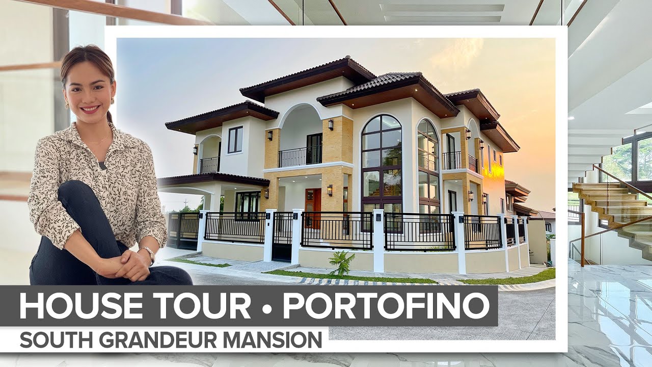 House Tour 37 ▪︎ Touring a Massive Corner Mediterranean House in Portofino South ▪︎ ₱85,000,000