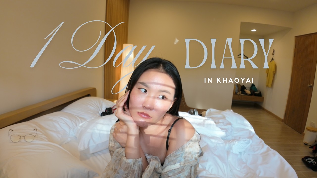 1 Day Diary in Khao Yai - พูลวิลล่าเปิดใหม่ & สกินแคร์ | Muaynadaa