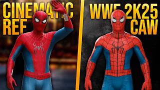 I recreated Spider-Man’s New Suit from Spider-Man: Brand New Day — WWE 2K25 Speed Build screenshot 1