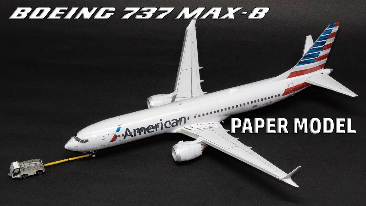 モデルプレーン（B737 MAX） Boeing 737 MAX 1:400 Scale Mould Review - YESTERDAY'S AIRLINES