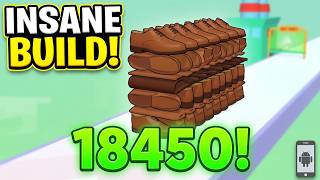 😍 Leather Stack Game | Android Gameplay & Satisfying Mobile Gaming 🔥