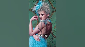 De penseeltechniek van deze kunstenaar is ongelooflijk.