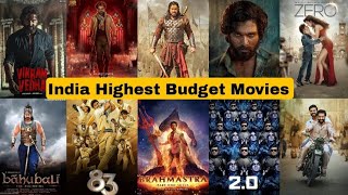 💥 INDIAN Top 20 Highest budget Movies 🤔 #indianmovies #budget #panindianmovie #yoitubevideo #viral