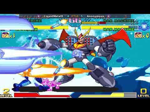 ANONYMUUS VS LIQUIDMETALX!! DOS GRANDES PELEADORES CON RANGO "A" EN MARVEL VS CAPCOM!!