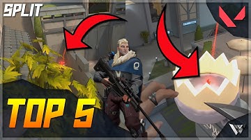 TOP 5 Glitched Sova Arrow Spots on Split Guide (Valorant Tips & Tricks)