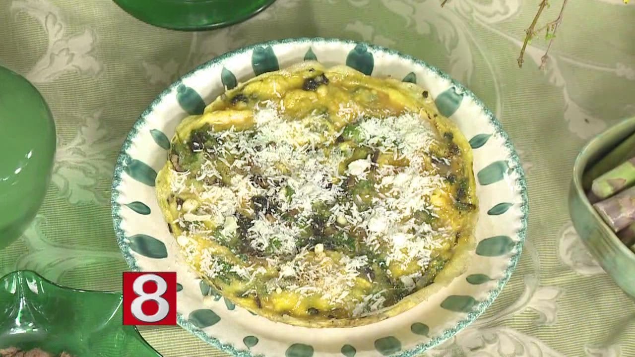 In the Kitchen Ramp, Asparagus & Morel Frittata YouTube