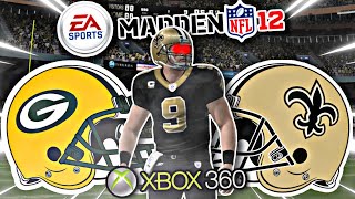 DREW BREES COULD NOT BE STOPPED🔥.... Madden 12 Online | With @SPXCELY (Titan One + Parsec)(XBOX 360)