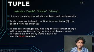 list, tuple, dictionary (22UBC121)